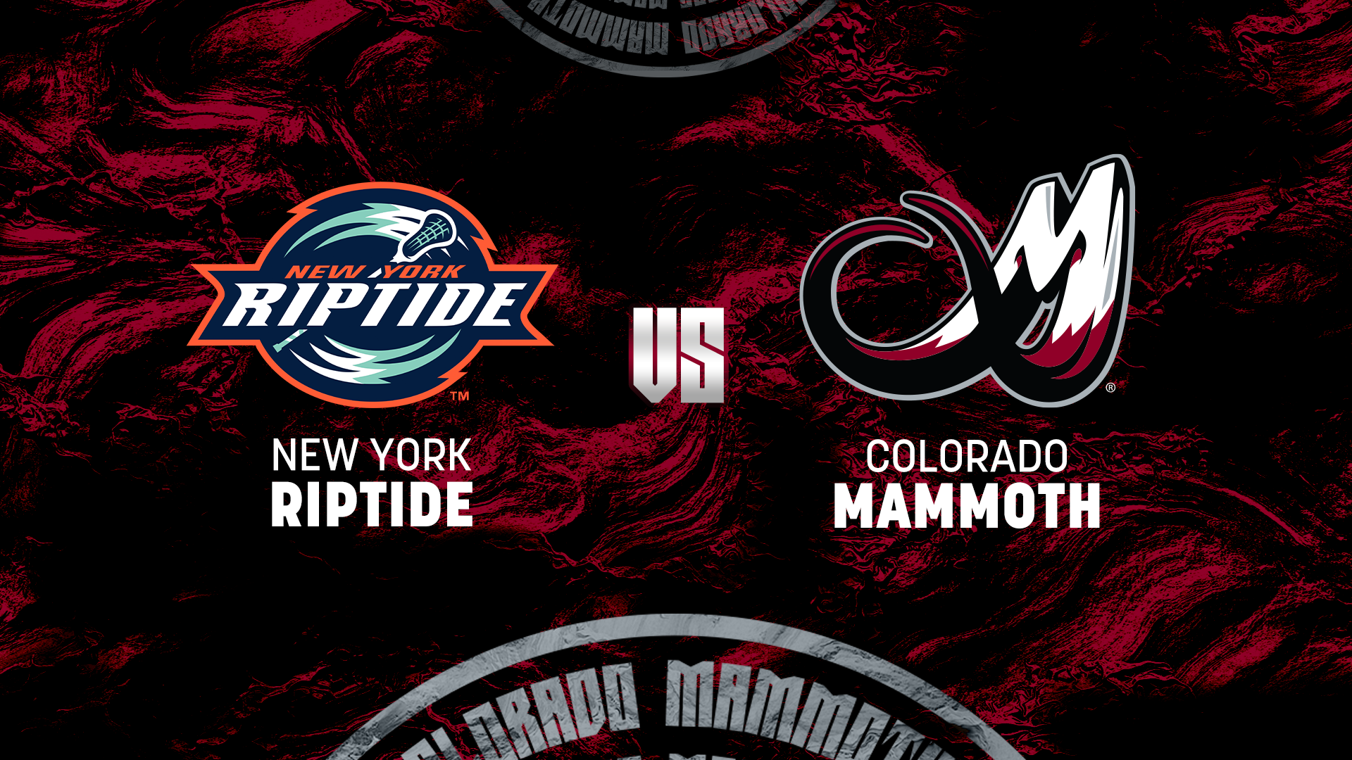 Riptide vs. Mammoth matchup graphic