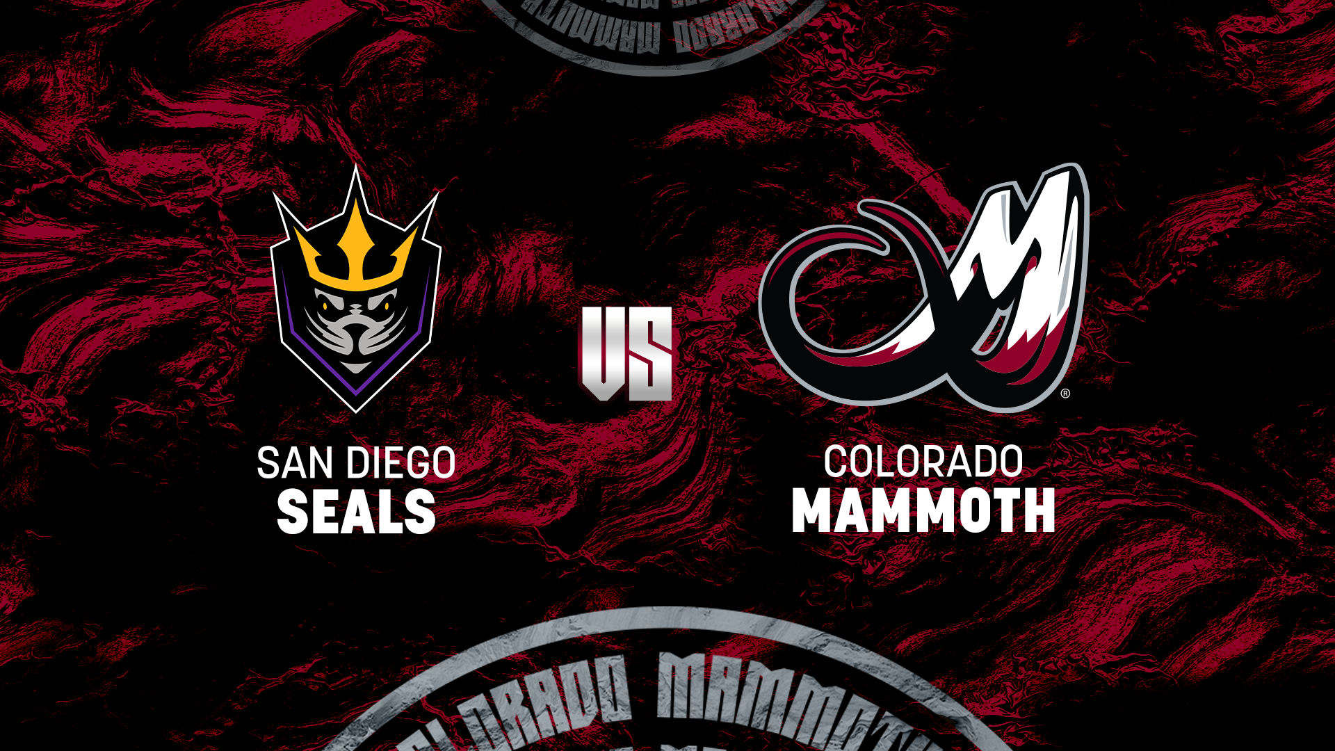 Seals vs. Mammoth matchup graphic