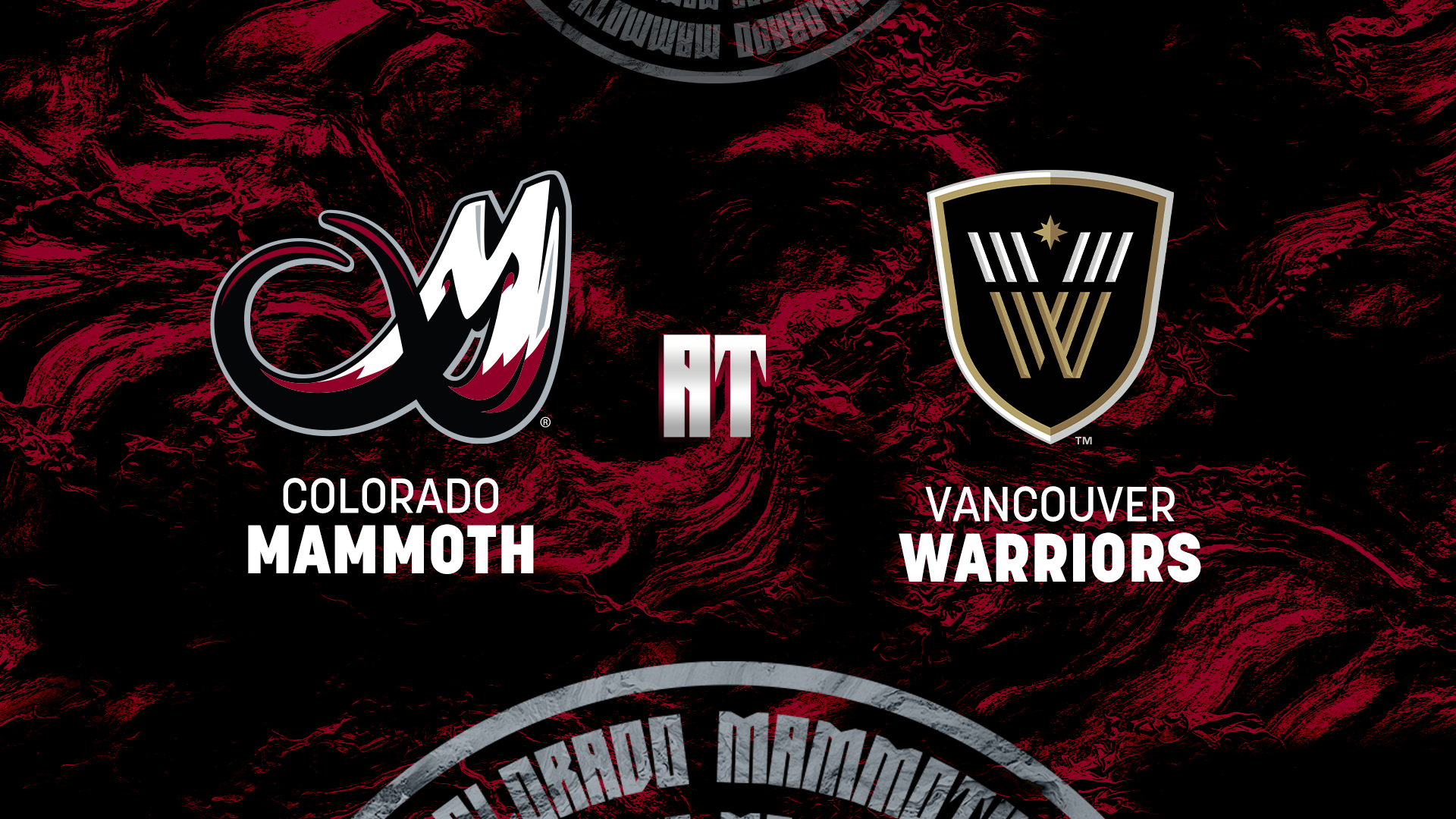 Mammoth vs. Warriors matchup graphic