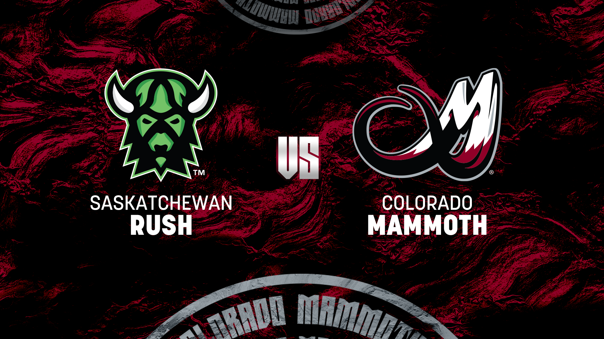 Rush vs. Mammoth matchup graphic