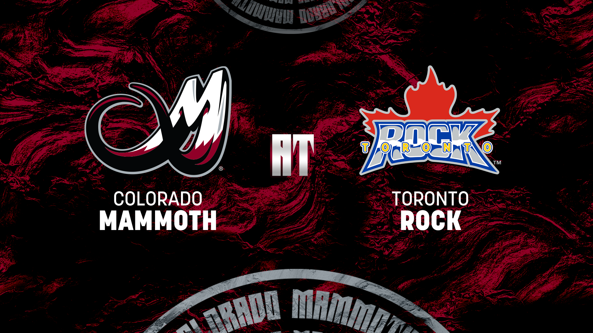 Mammoth vs. Rock matchup graphic
