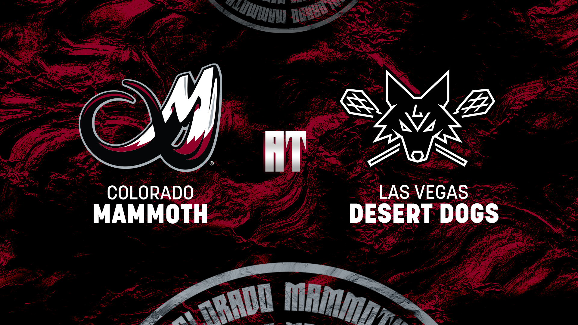 Mammoth vs. Desert Dogs matchup graphic